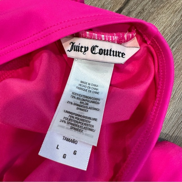 Juicy Couture Beach Top Dress Hot Pink Large - Picture 3 of 6